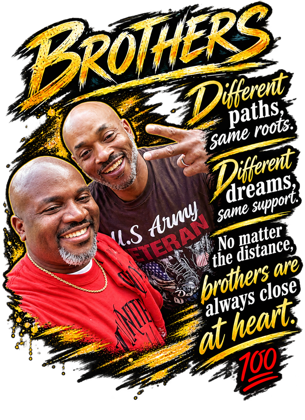 Brothers Photo Decal — Decals by All Things Unusual