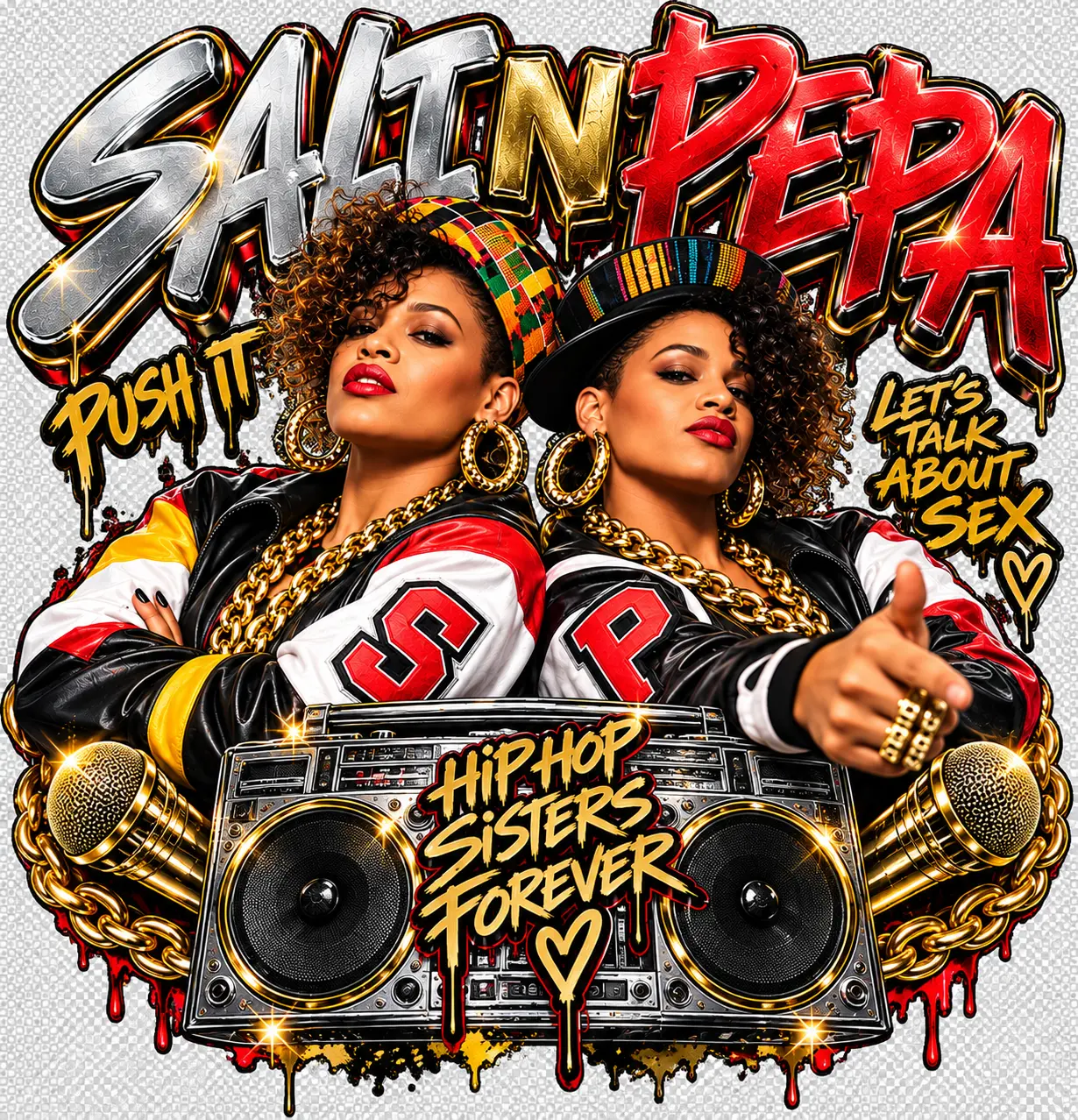 Hip Hop Sisters Forever Decal — Decals by All Things Unusual